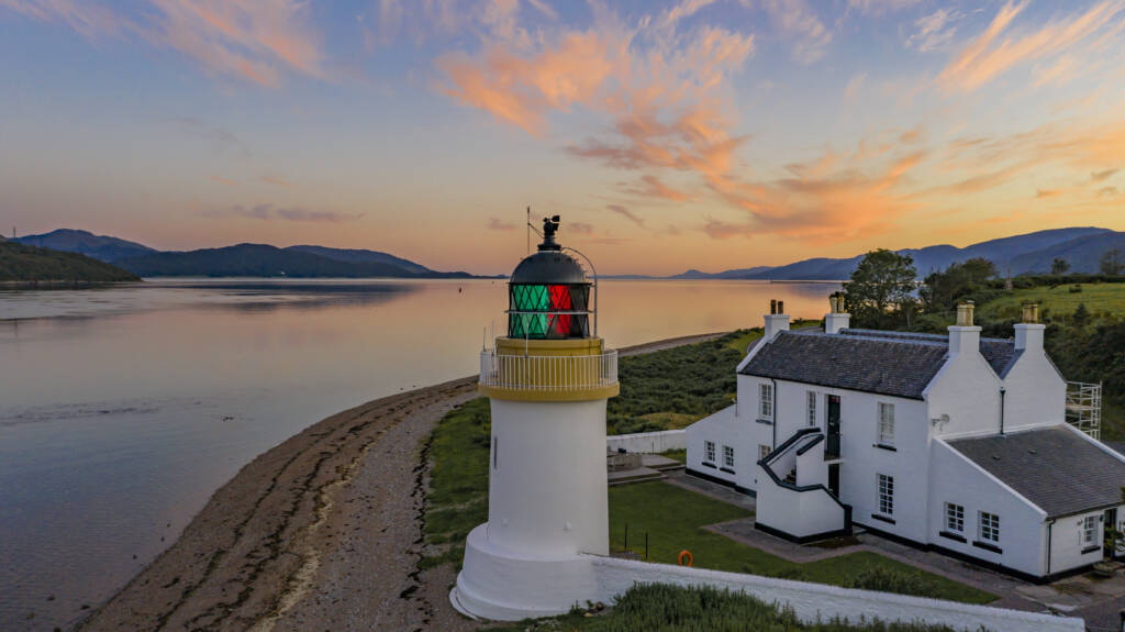 Corran Lighthouse Aerial Photography