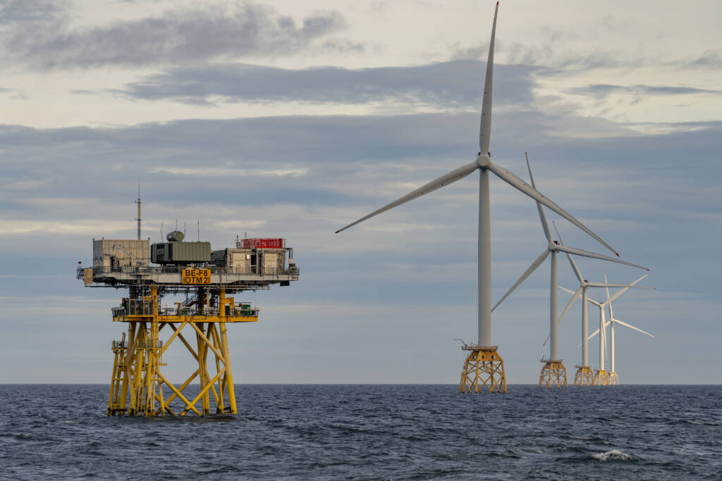 Drone Filming - Beatrice Offshore windfarm